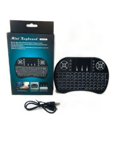 MINI TECLADO INALAMBRICO TOUCHPAD I8 LIGHT
