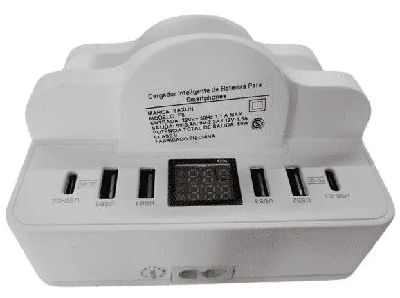 MULTICARGADOR ICHARGE YX-F6 - YAXUN //YX F6