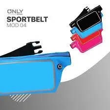SPORTBELT  MOD 04 - CINTO + PORTA CELULAR - CELESTE