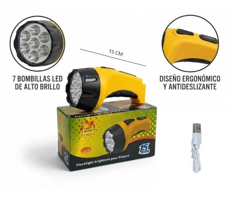 LINTERNA LED RECARGABLE - LY-825-A / LY825A