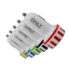 CARGADOR 12V MOD 34 - 2AMP C/ 2 USB - VERDE