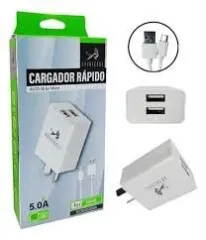 CARGADOR ROYAL TIPO C - 5A - 2 USB CABLE DESMONTABLE - RC5005000A