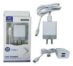CARGADOR TIME 3.1 TIPO C 2USB - TMCC818