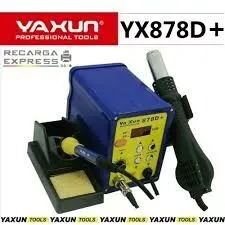 ESTACION DE SOLDADO DIGITAL  -YAXUN- YX-878D+  2 EN 1  -AIRE Y SOLDADOR