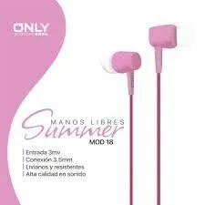 MANOS LIBRES SUMMER MOD18 - ROSA
