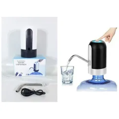 DISPENSADOR DE AGUA PARA BIDON - RECARGABLE X USB 12V - DSP91086 -DSP-91086