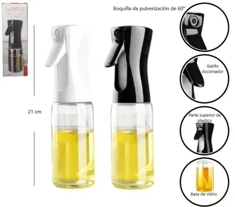 DISPENSADOR ACEITE / BOTELLA ROCIADOR DE ACEITE