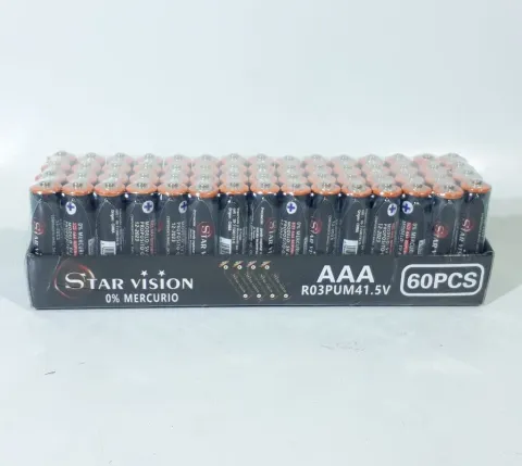 PILAS AAA PACK X 60 PCS STAR VISION