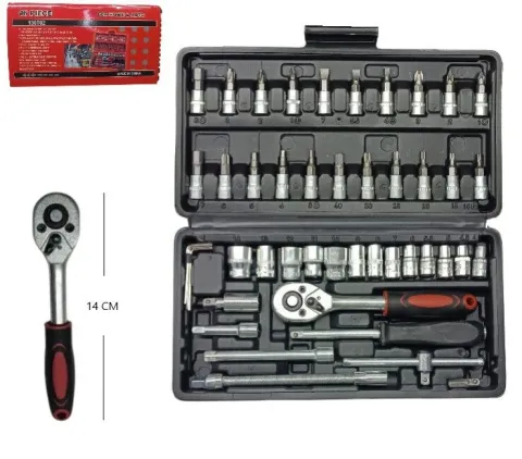 KIT SET DE LLAVE TUBO 46 PIEZAS T-263